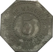 5 Pfennig - Werdau Sächsische Waggonfabrik obverse image