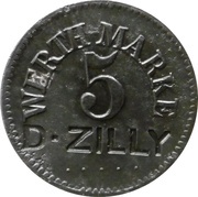 5 Pfennig - Zilly D - Zilly obverse image
