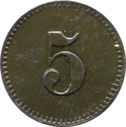 5 Pfennig - Zilly D - Zilly reverse image