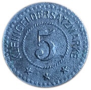 5 Pfennig - Rheydt Hermann Schött Actiengesellschaft, Germany, 1917 reverse image