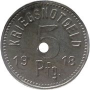 5 Pfennig - Wyhlen Baden reverse image