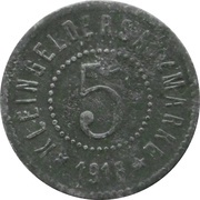 5 Pfennig - Friedrichswerth Eduard Meyer, Germany, 1918 reverse image