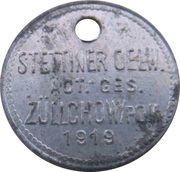 5 Pfennig - Züllchow Stettiner Oelw. Act. Ges. obverse image