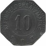 10 Pfennig - Driesen Brandenburg, Germany,  reverse image
