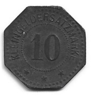 10 Pfennig - Sensburg, Germany,  reverse image