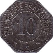 10 Pfennig - Sensburg, Germany,  reverse image