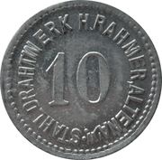 10 Pfennig - Altena Stahldrahtwerk Rahmer obverse image