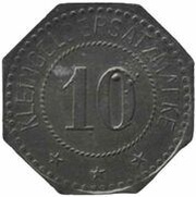 10 Pfennig - Annen Gussstahlwerk Akt. Ges. reverse image