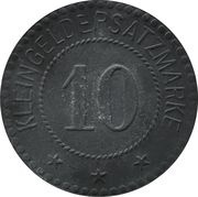 10 Pfennig - Eibelshausen Hessen-Nassauischer Hüttenverein, Germany,  reverse image