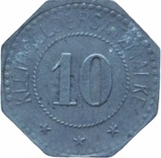 10 Pfennig - Lengerich in Westfalen Wickingwerke, Germany,  reverse image