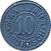 10 Pfennig - Leutzsch Max. Jahn obverse image