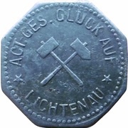 10 Pfennig - Lichtenau Act. Ges. Glückauf obverse image