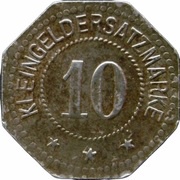 10 Pfennig - Muldenstein Muldensteiner Werke G.M.B.H., Germany,  reverse image