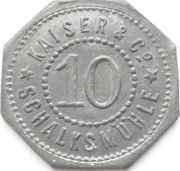 10 Pfennig - Schalksmühle KAISER and C° obverse image