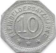 10 Pfennig - Schalksmühle KAISER and C°, Germany,  reverse image