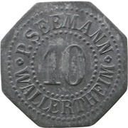 10 Pfennig - Wallertheim P. Seemann obverse image