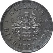 10 Pfennig - Biebrich Kalle and Co obverse image