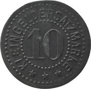 10 Pfennig - Krauschwitz D.T.S. Werke, Germany,  reverse image