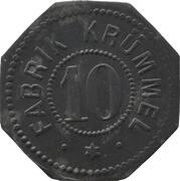 10 Pfennig - Krümmel Fabrik Krümmel obverse image