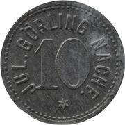 10 Pfennig - Kuttlau Jul. Görling Nachf. obverse image