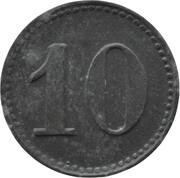 10 Pfennig - Kuttlau Jul. Görling Nachf., Germany,  reverse image