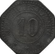 10 Pfennig - Niederramstadt Wacker and Doerr, Germany,  reverse image