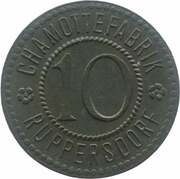 10 Pfennig - Ruppersdorf Chamottefabrik obverse image