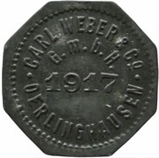 10 Pfennig - Oerlinghausen Carl Weber and C° G.m.b.H. obverse image