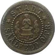 10 Pfennig - Saalfeld Ostpreußen obverse image