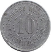 10 Pfennig - Friedrichswerth Eduard Meyer obverse image
