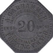 20 Pfennig - Freyung A. Garhammer obverse image
