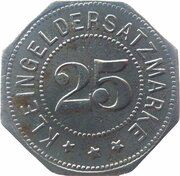 25 Pfennig - Schönfliess, Bad, Germany,  reverse image