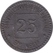 25 Pfennig - Epe Baumwollspinnerei Germania obverse image