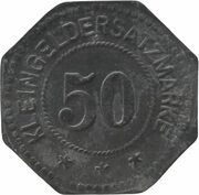 50 Pfennig - Driesen Brandenburg, Germany,  reverse image