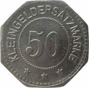 50 Pfennig - Driesen Brandenburg, Germany,  reverse image