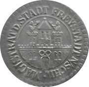 50 Pfennig - Freystadt Schlesien obverse image