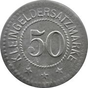 50 Pfennig - Freystadt Schlesien, Germany,  reverse image