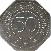 50 Pfennig - Woldenberg Brandenburg, Germany,  reverse image