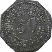 50 Pfennig - Annen Gussstahlwerk Akt. Ges. obverse image