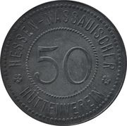50 Pfennig - Eibelshausen Hessen-Nassauischer Hüttenverein obverse image
