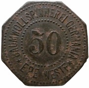 50 Pfennig - Epe Baumwollspinnerei Germania obverse image