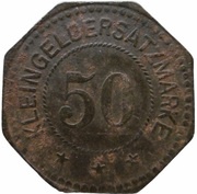 50 Pfennig - Epe Baumwollspinnerei Germania, Germany,  reverse image