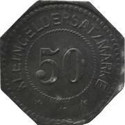 50 Pfennig - Linden Hanomag, Germany,  reverse image