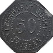 50 Pfennig - Crossen Leonhardt Söhne obverse image