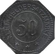 50 Pfennig - Dahlhausen Hardt Pocorny and Co G.M.B.H., Germany,  reverse image