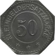 50 Pfennig - Hirschfelde Flachsspinnerei H.C. Müller, Germany,  reverse image