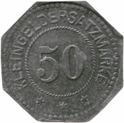 50 Pfennig - Tannhausen Julian Websky reverse image