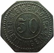 50 Pfennig - Dettingen G.M. Eisenlohr obverse image