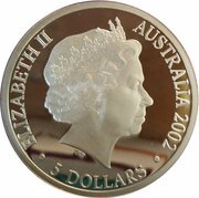 5 Dollars - Elizabeth II 4th Portrait - Finale - Year of the Outback obverse image
