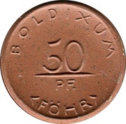 50 Pfennig - Boldixum auf Föhr obverse image